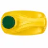 Top view of Caluanie Muelear Oxidize 5L yellow industrial chemical container with dark green cap
